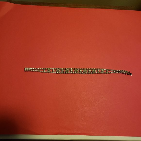 Vintage CZ Diamond Tennis Bracelet - Picture 3 of 5
